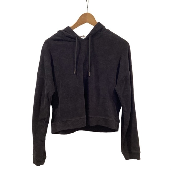 DRAWSTRING Black Oversized Hoodie from Nordstrom Size M - Picture 2 of 4